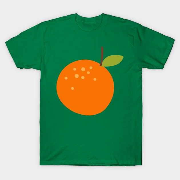 Orange Summer Time T-Shirt by JunkyDotCom